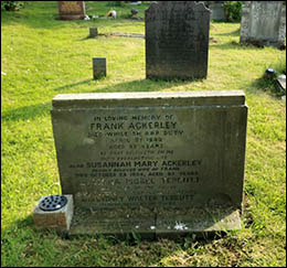 Photo of grave of Frank Ackerley