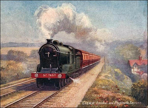 Picture of LSWR London to Plymouth express train